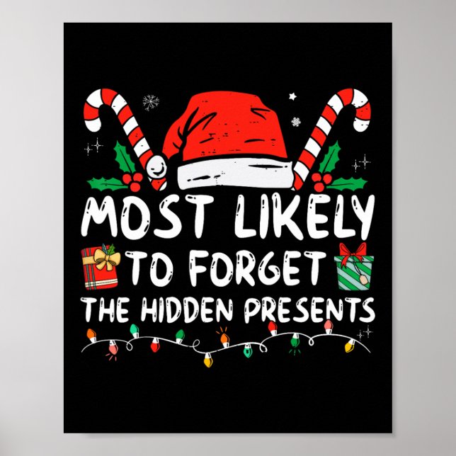 Most Likely To Forget The Hidden Presents Family C Poster (Front)
