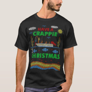 Most Likely to Go Fishing with Santa Matching Fami T-Shirt