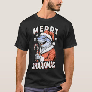 Most Likely To Go Fishing With Santa Funny Christ T-Shirt