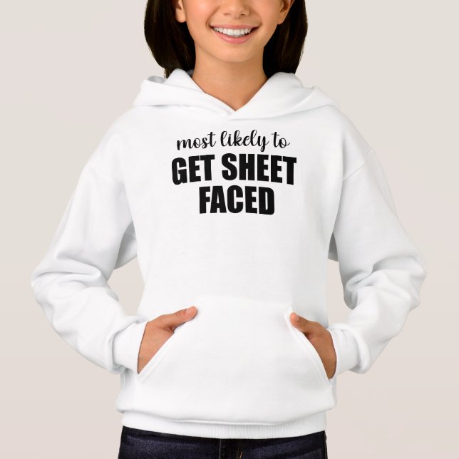 Most Likely To Keep Sheet Faced Funny Halloween (Front)