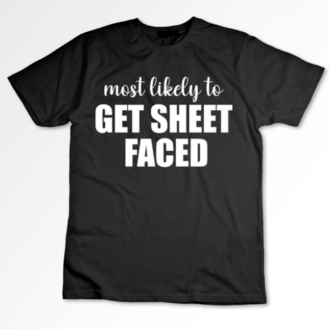 Most Likely To Keep Sheet Faced Funny Halloween T-Shirt (Creator Uploaded)