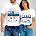 Most Likely To Matching Custom Funny Cruise Group T-Shirt<br><div class="desc">Sail into laughter and style with the "Most Likely To" Matching Custom Funny Cruise Group T-Shirt – the ultimate choice for a cruise adventure filled with humour and unity. Whether it's a birthday cruise, a family vacation, or a fun group outing, these cruise shirts are designed to add a touch...</div>