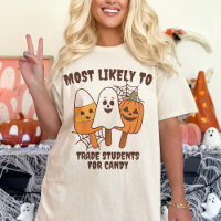 Most Likely To Matching Halloween Ghost Teacher