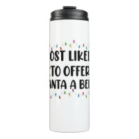 Most Likely To Offer Santa A Beer Funny Drinking