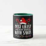 Most Likely To Play Soccer With Santa Christmas Mug<br><div class="desc">Most Likely To Play Soccer With Santa Christmas</div>
