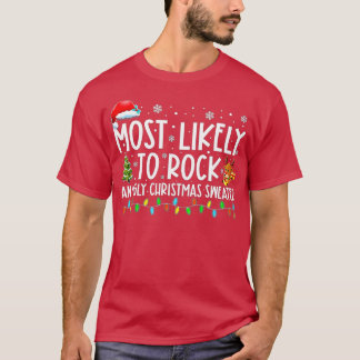 Most Likely To Rock An Ugly Christmas Sweater Fami
