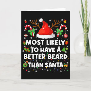 Most Likely To Take Too Many Pictures Christmas Me Card