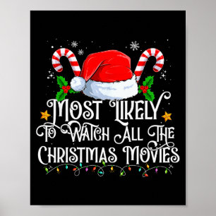 Most Likely To Watch All The Christmas Movie Match Poster