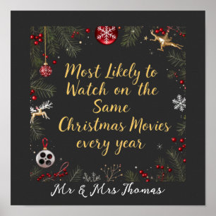 Most Likely to Watch the Same Christmas Movies Poster