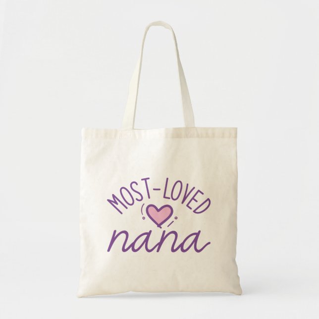 Most-Loved Nana Tote Bag (Front)