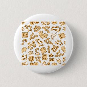 Most Popular Italian Foods & Dishes, Risotto , Piz 6 Cm Round Badge