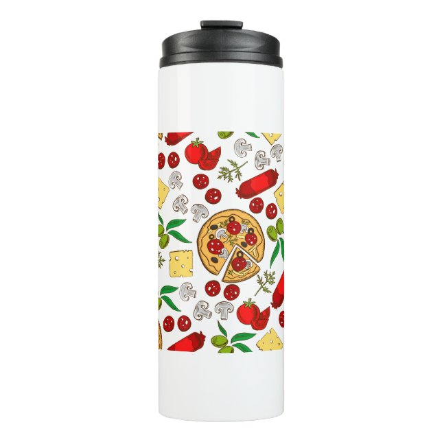 Most Popular Italian Foods & Dishes, Risotto , Piz Thermal Tumbler (Front)