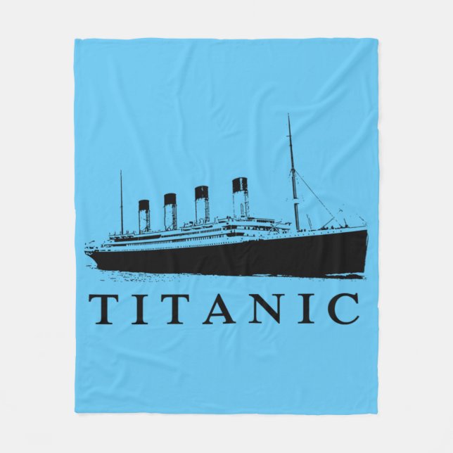 Most popular ships fleece blanket (Front)