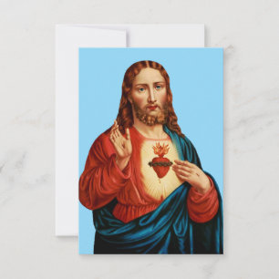Most Sacred Heart of Jesus Holy Card