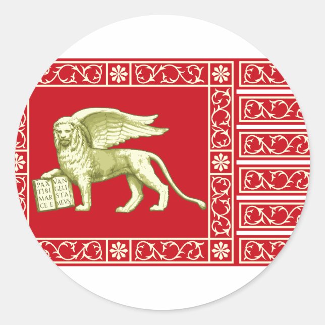 Most Serene Republic Of Venice, Italy Classic Round Sticker (Front)