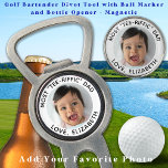 Most Tee-Riffic Dad Modern Custom Photo Golfer  Divot Tool<br><div class="desc">Most Tee-Riffic Dad... Two of your favourite things , golf and your kid ! Now you can take your kid with you as you play 18 holes . Surprise the Dad and Golf Lover with these super cute photo custom golf ball markers and matching golf accessories . Customise these golf...</div>