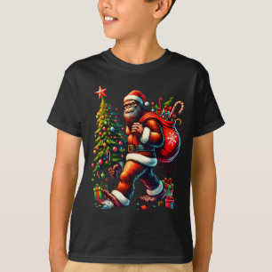 Most Wonderful Christmas Bigfoot Christmas Tree Li T-Shirt