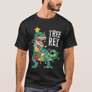 Most Wonderful Christmas Co Dinosaur Christmas Tre T-Shirt
