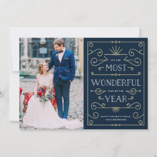 Most Wonderful Holiday Photo Card