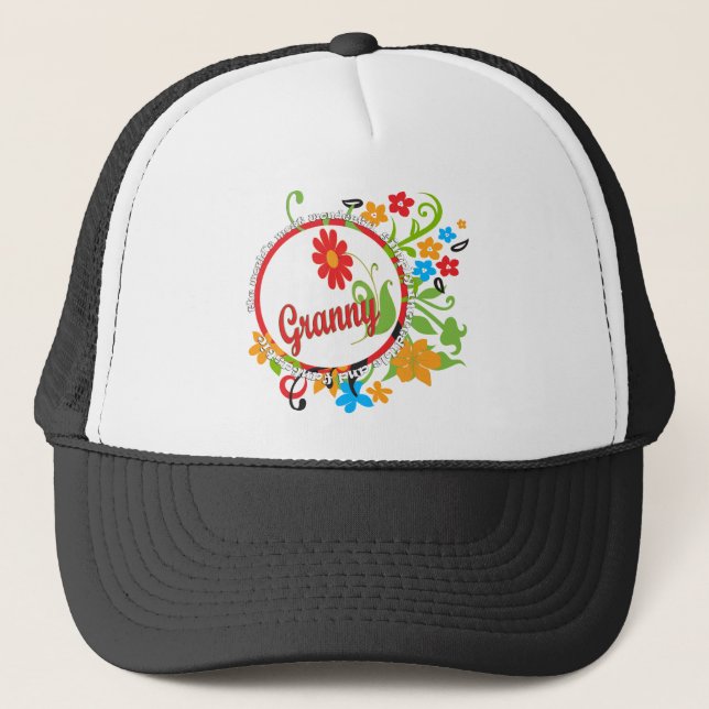 Most Wonderful Simply Incredible Granny Trucker Hat (Front)
