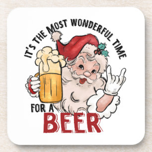 Most Wonderful Time for a Beer Coaster