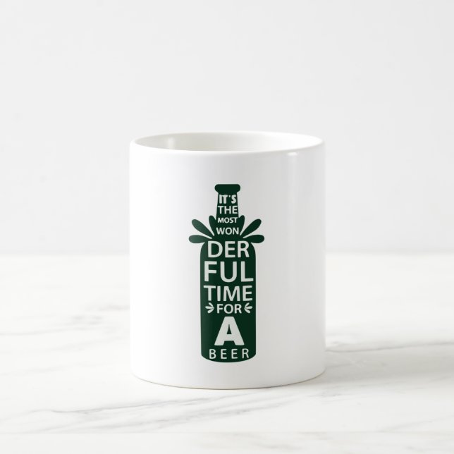 Most Wonderful time for a Beer Coffee Mug (Center)