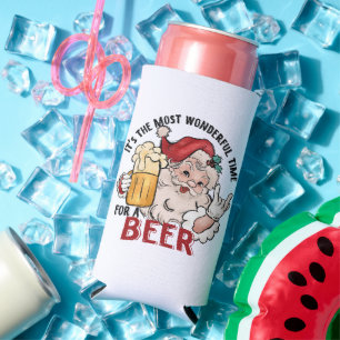 Most Wonderful Time for a Beer Seltzer Can Cooler