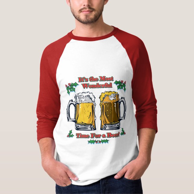 Most Wonderful Time for a Beer T-Shirt (Front)