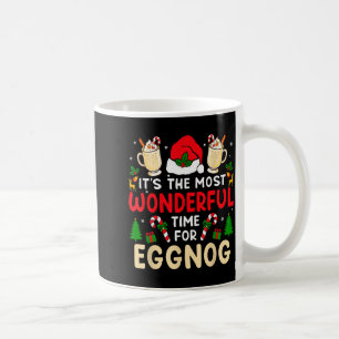 Most Wonderful Time For Eggnog Family Christmas Va Coffee Mug