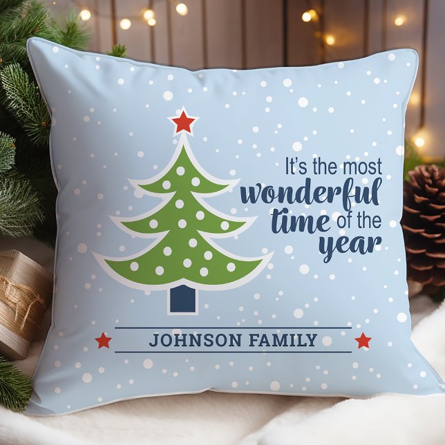 Most Wonderful Time of the Year Christmas  Cushion (Creator Uploaded)