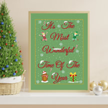 Most Wonderful Time Of The Year- Christmas Print