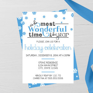 Most Wonderful Time of the Year Party Invitation