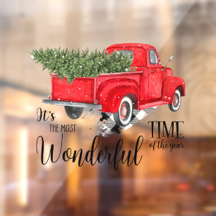 Most Wonderful Time of the Year Red Truck