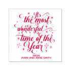 Most Wonderful Time of Year Christmas Family Name