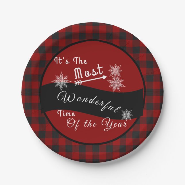 Most Wonderful time Paper Plate (Front)