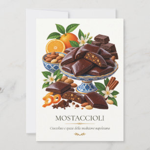 Mostaccioli – Vintage Italian Dessert Invitation