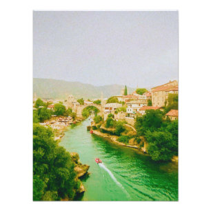 Mostar City - Bosnia and Herzegovina Photo Print
