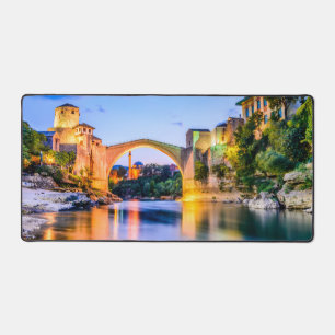 Mostar  from Bosnia Herzegovina Desk Mat