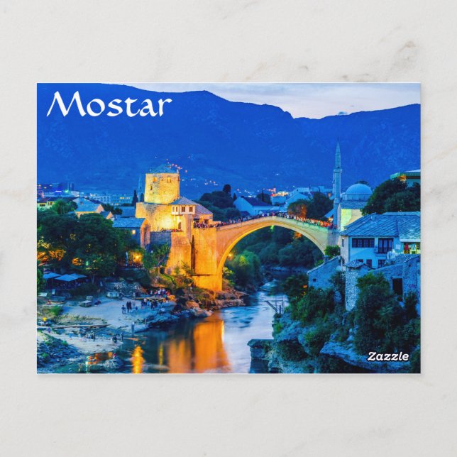 Mostar Postcard (Back)