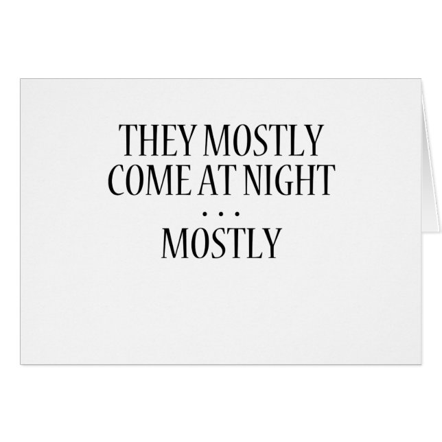 mostly (Front Horizontal)