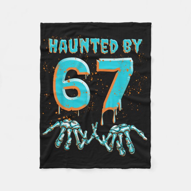 Mostly D Decisions Carmel  Fleece Blanket (Front)