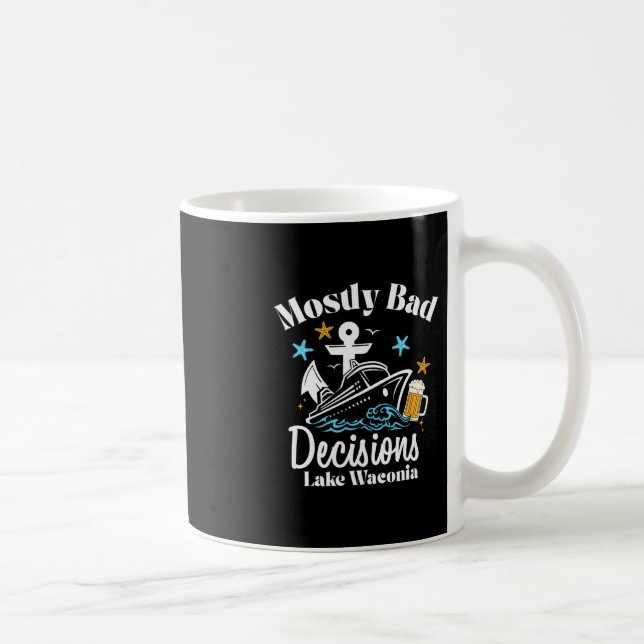 Mostly D Decisions Lake Waconia Spring Break  Coffee Mug (Right)