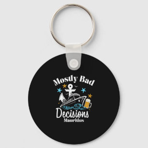 Mostly D Decisions Mauritius Spring Break Key Ring