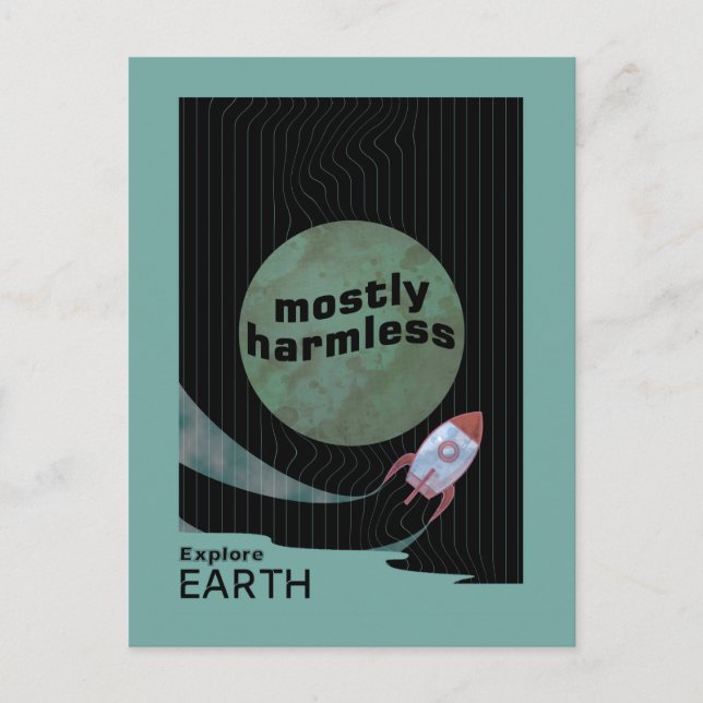 Mostly Harmless Postcard (Front)