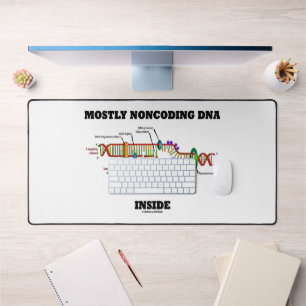 Mostly Noncoding DNA Inside Molecular Bio Humour Desk Mat