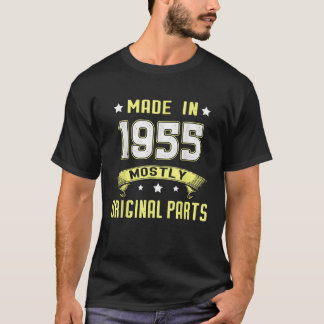 Mostly Original Parts Made In 1955 70th Birthday T-Shirt