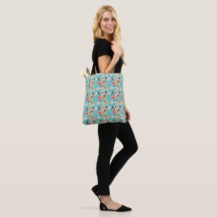 Mostly pastel colour subject tote bag