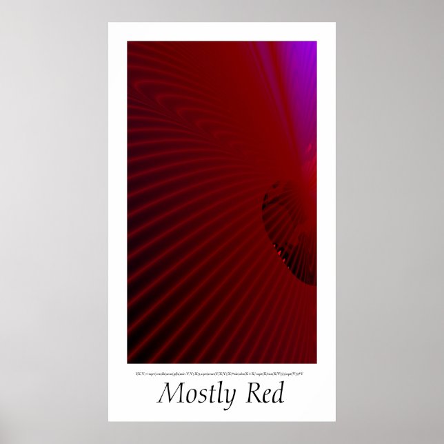 Mostly Red Poster (Front)