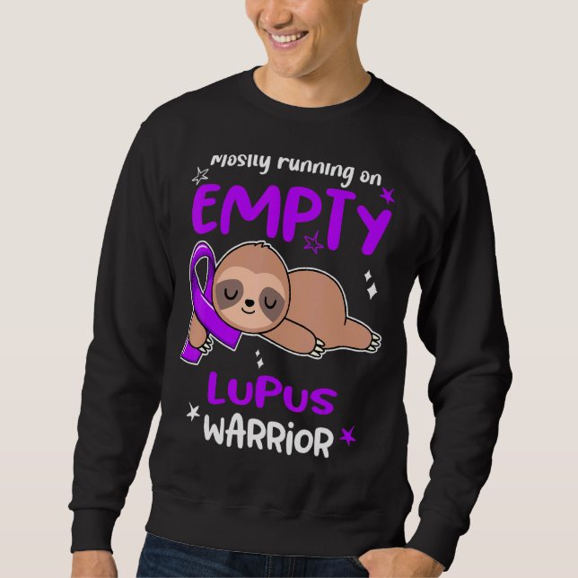 Mostly Running On Empty Lupus Warrior Sweatshirt (Front)