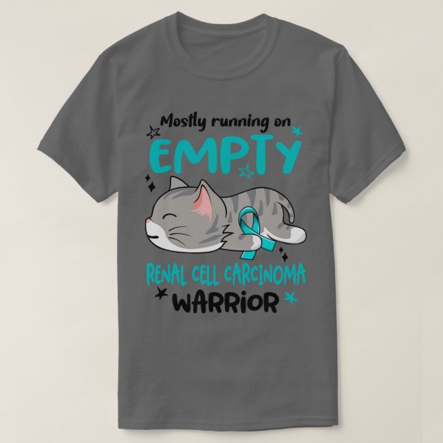 Mostly Running on Empty Renal Cell Carcinoma Warri T-Shirt (Design Front)